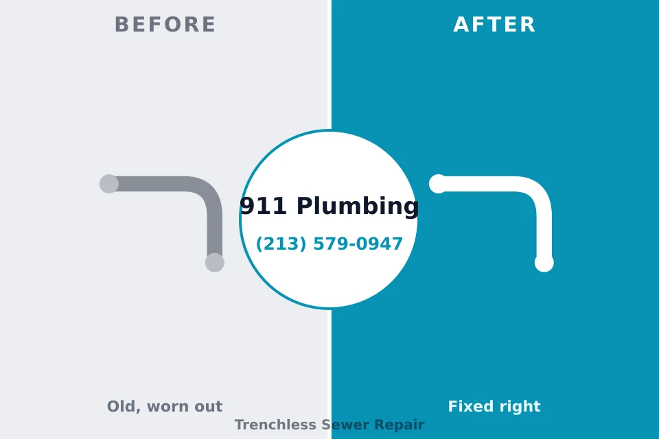 Before and after: plumbing company Elkins, WV